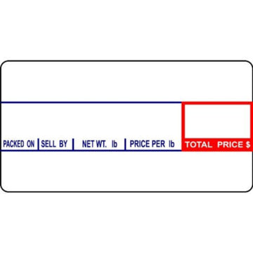 CAS8000-36 Printing Scale Label, 58 x 30 mm, Non-UPC, 1,000 Per Roll, 36 Rolls/Box
